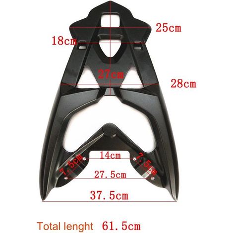 YAMAHA NMAX155 Soporte Parrilla para Motocicleta Parte Trasera de Moto