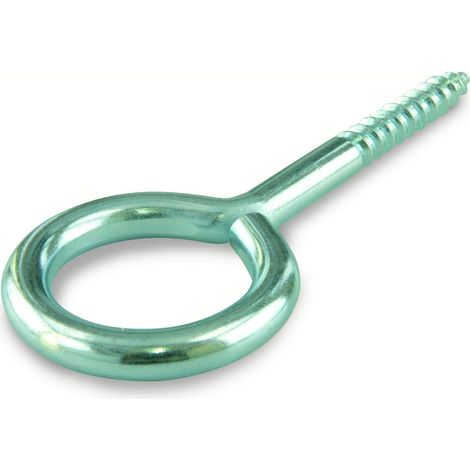 Boulon à œil avec filetage bois 25 x 12 x 3,8 mm (1/2)