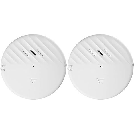 Détecteur de bris de verre, alarme de fenêtre avec alarme de 125 dB, alarme à capteur de vibration de fenêtre pour votre maison, bureau, garage, dortoir ou même camping-car (lot de 2) (1/4)