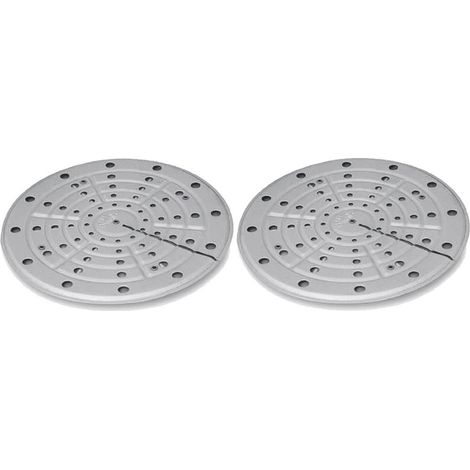 2 PZ SPANDIFIAMMA DIFFUSORE CALORE METALLO SPARGIFIAMMA PIASTRA RADIANTE CM 16