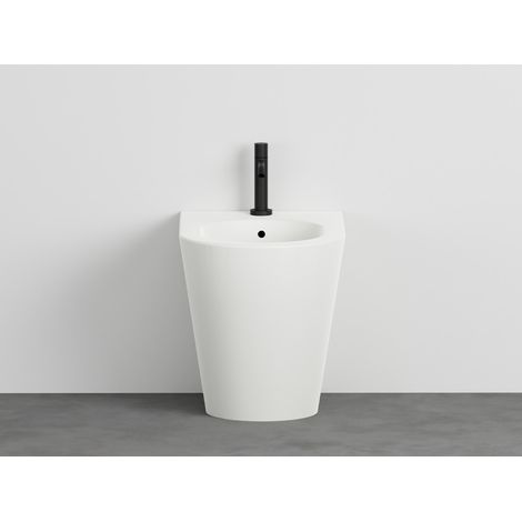Bidet mare a pavimento bianco lucido cm 54,5x37,5x42 h venduto senza rubinetto