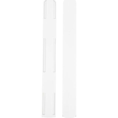 Rails Coulissants en Hips Blanc, Installation Facile et Performance Silencieuse Lot de 2 pour Tiroir pour Tiroirs et Armoires (1/5)