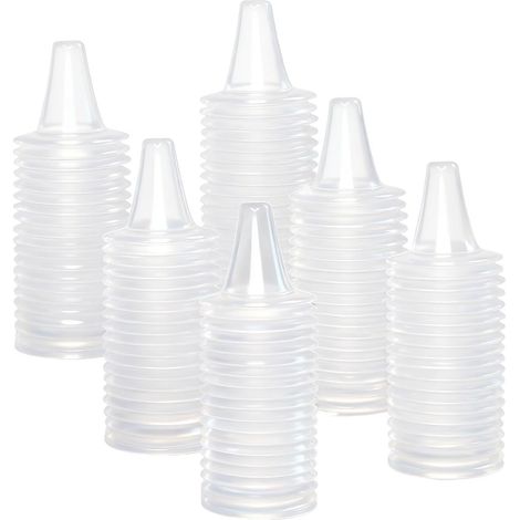 Lot de 60 Capuchon, Matériau souple, Hygiène optimale, Compatible Braun ThermoScan, Pour enfants et adultes (1/5)