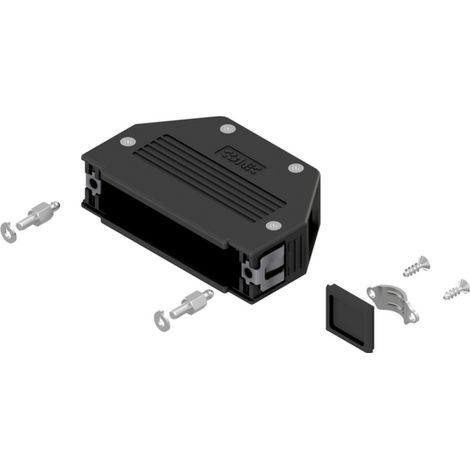 Conec SnapLock 16-003290E D-SUB Gehäuse Polzahl: 50 Kunststoff 90 °, 180 ° Schwarz 1 St. (1/2)