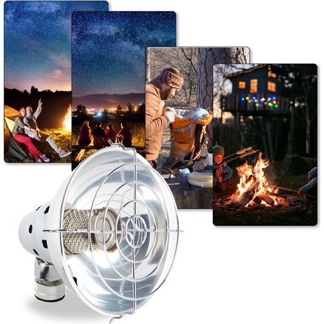Chauffage à gaz d'extérieur, Portable et léger, en acier inoxydable, pour tente chaude d'hiver, Camping, sac à dos, pique-nique, randonnée, voyage, barbecue (1/5)