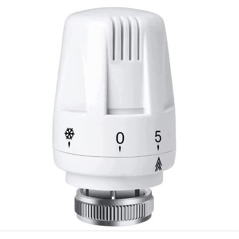 M30x1,5 Système de Chauffage de Vanne de Radiateur Valves de Contrôle de Température Pneumatiques, Tête de Rechange Standard pour Valve de Radiateur Thermostatique (1/5)