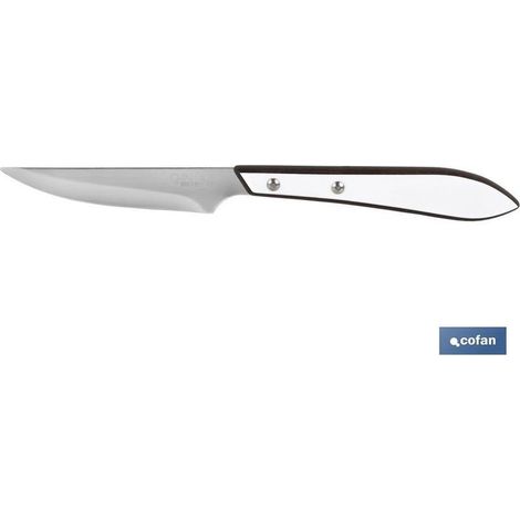 Pack 3 Couteaux de Table avec Lame de 10cm Modèle Goulash Blanc