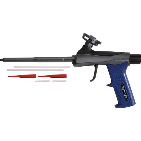 Pistola de montaje 1K Profesional de metal para espumas de PU 1K TECWERK (1/3)