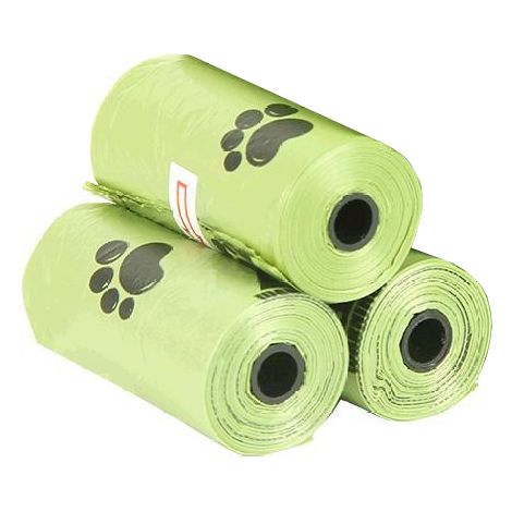 Biologisch abbaubare Hundekotbeutel – 45 Stück (1/2)