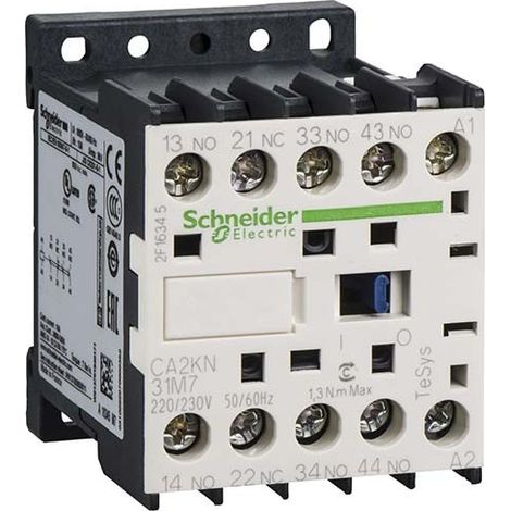 Minicontactor auxiliar 3 NA+1 NC 220V CA 50-60Hz (1/3)