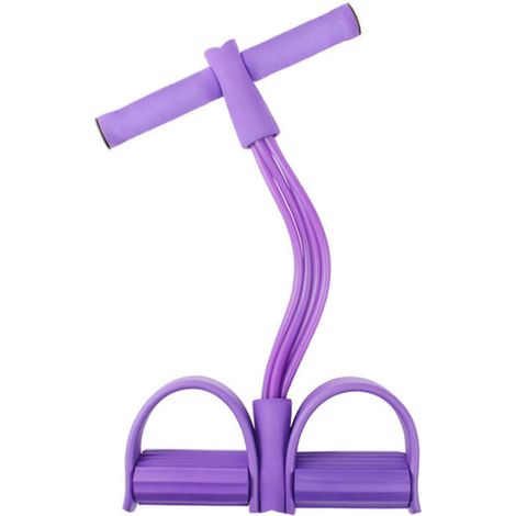 Widerstandsband mit Polsterung für Fitness, Yoga, Training, Krafttraining – Lila (1/4)