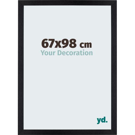 Cadre Puzzle 67x98 cm - Noir Mat - MDF - Mura. (1/5)