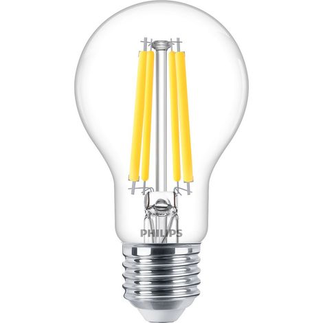 Philips MASTER Value LEDbulb E27 Pera Chiara 11.2W 1521lm - 927 Bianco Molto Caldo  Miglior resa cromatica - Dimmerabile - Sostitutiva 100W