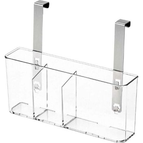 Panier de rangement pour porte d'armoire UlisemKitchen, étagère de rangement pour porte d'armoire, panier organisateur, solution de rangement pour cuisine et salle de bain (1/4)