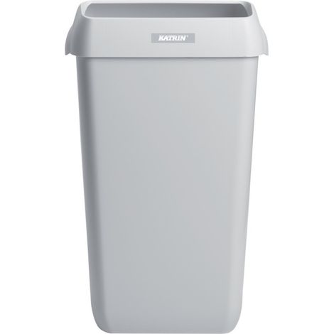 KATRIN Abfalleimer 25L mit Deckel, weiß