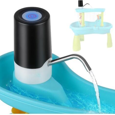 Pompe pour Table d'Eau - Petite Pompe Sans Fil Pour Table D'Eau - Accessoires de Jeux À Batterie Rechargeable Pour Jardin Arrière-Cour Anniversaire Été Extérieur