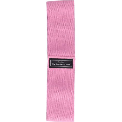 Bandes de résistance roses pour les hanches, antidérapantes, résistantes à l'abrasion, légères et unisexes, idéales pour les débutants, pour les jambes et les mollets. (1/5)