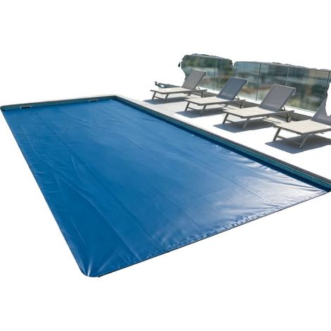 Telo di copertura solare per piscina, materiale resistente, riscaldamento a basso consumo energetico, blu (1/5)