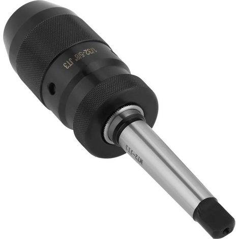 Mandrin auto-serrant 1-16 mm, mandrin auto-serrant pour tour sans clé perceuse mandrin et arbre auto-freinage avec mandrin conique MT3-B18 MT2-JT3 (MT2-JT3),A (1/5)