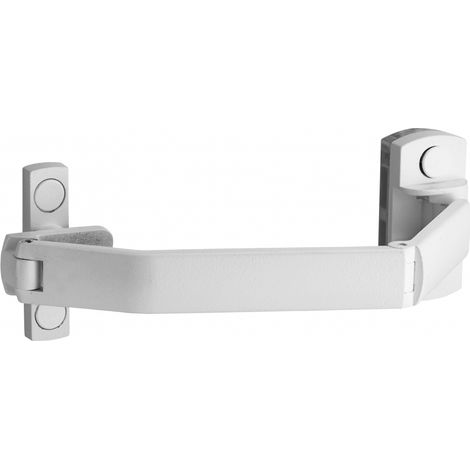 Thirard – Entrebailleur pour fenêtre coulissante 185mm – Blocage en position entrebâillée – Alliage d'acier – Compatible fenêtres coulissantes