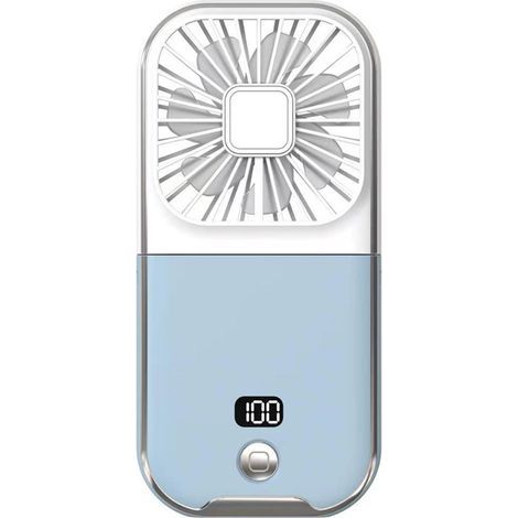 Mini ventilateur, petit ventilateur à piles, ventilateur portable avec chargeur USB, mini ventilateur de bureau à main (1/5)