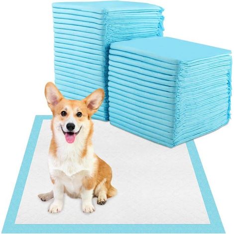 Alaise Pour Chien,40 Pièces Tapis Absorbant Chien,60X60Cm Tapis De Propreté Chien Tapis Educateur Absorption Rapide Inférieu[IN43] (1/5)