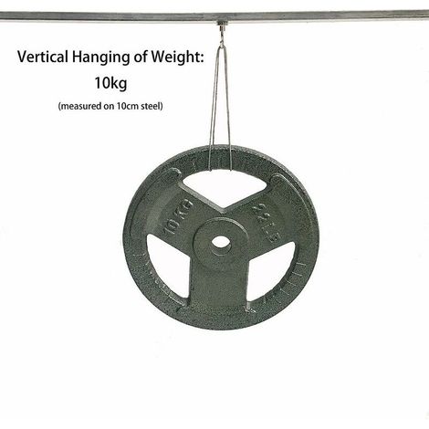 Lot de 10 crochets magnétiques, 10 kg + aimant puissant avec crochet pour réfrigérateur, crochet de croisière robuste pour plafond, crochet magnétique (1/4)