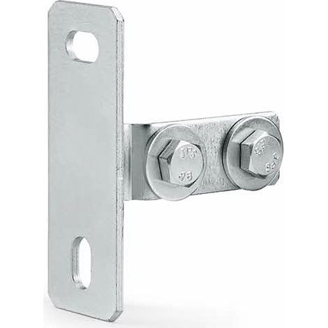 Boite de 50 - Support vertical pour charges légères type "C" - Zingué M10 (38/40-40/20)