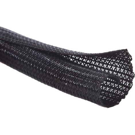 Selbstschließender Kabelmantel Kabelmanagement 3,1 m Schwarz 13 mm (1/5)