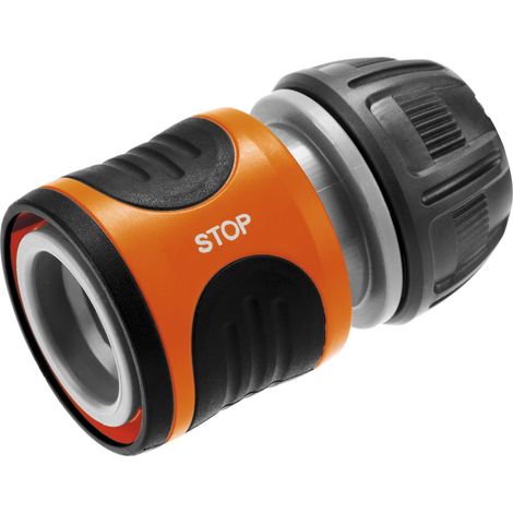 GARDENA Schlauchkupplung Wasserstopp Kunststoff 1/2, 5/8" 13, 15 mm