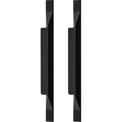 2x Poignées Européennes en Alliage D'aluminium Armoires de Cuisine Tire Poignées de Penderie Tirette Longueur Totale 160mm, Distance du Trou 96mm (1/5)