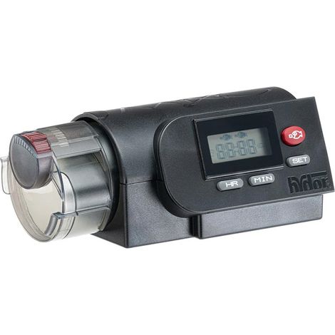 Hydor Mangiatoia Automatica Digitale per Acquari MIXO, Cibo Pesci, 90 ml, Programmabile, Max 2 Somministrazioni al Giorno (1/3)