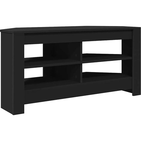 Maison Exclusive - EckTVSchrank Schwarz 102 x 40,5 x 45 cm Holzwe