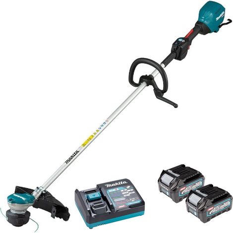 Makita UR003GD202 40V Max Cordless Grass Trimmer with a Loop Handle - 2 x 2.5Ah Batteries & Charger (1/5)