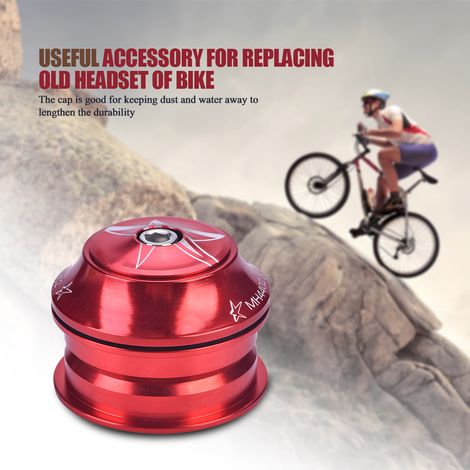 Vorbau aus Aluminiumlegierung, Ersatzsteuersatz, Fahrradzubehör (rot) (1/5)