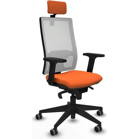 Piqueras y Crespo 2D066G2 Chaise de bureau orange confortable
