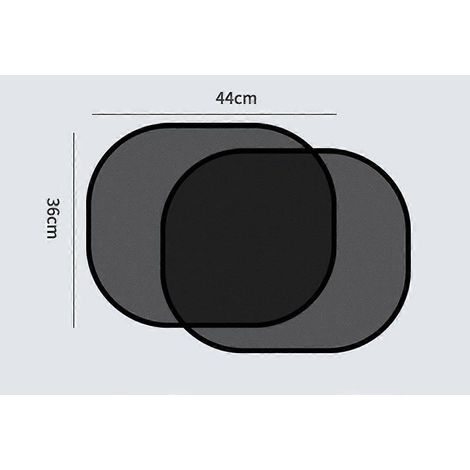 Lot de 2 pare-soleil pour voiture bébé avec protection UV certifiée. Pare-soleil pour voiture enfant. Pare-soleil pour vitre de voiture. (1/4)