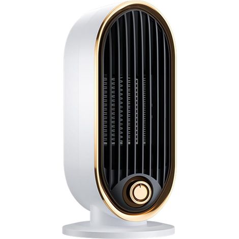 Chauffage céramique PTC 800W, économe, 3 réglages, protection basculement, pour bureau. (1/5)