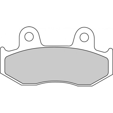 Plaquette de frein Ferodo pour Scooter Suzuki 400 An Burgman 1999 (1/2)