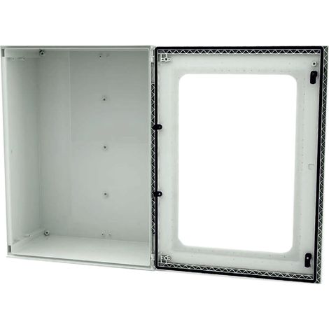 Coffret mural RS PRO en Fibre de verre renforcé en polyester Gris clair RAL 7035, IP66 ( Prix pour 1 )