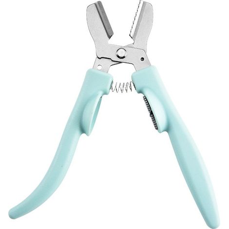 Ouvre-coquille de châtaignier, pince à châtaigne portable, coque en acier inoxydable adaptée pour l'extérieur et la cuisine, offrant confort et prise en main (bleu) (1/2)