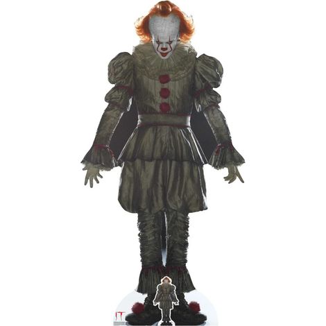 Figurine en carton Pennywise alias Grippe-Sou le Clown dansant - H192 cm