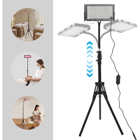 Lampe infrarouge 33W, lampe infrarouge à LED avec trépied, lampe infrarouge orientable à 360°, Luminaire (1/5)