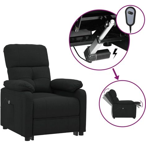 Maison Exclusive - Relaxsessel Elektrisch Schwarz Stoff