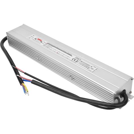 Alimentation LED à intensité variable, étanche IP67, entrée AC 170-260 V (50/60 Hz), sortie 24 V 200 W 8,33 A (1/5)