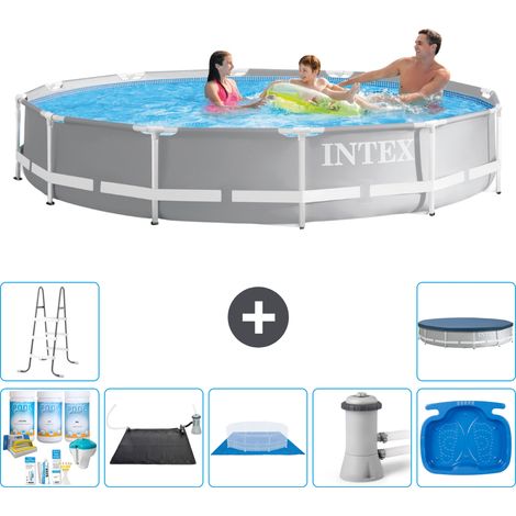 Intex Piscine Prism Frame Ronde - 366x76 cm - 8-pièces S20524 (1/5)
