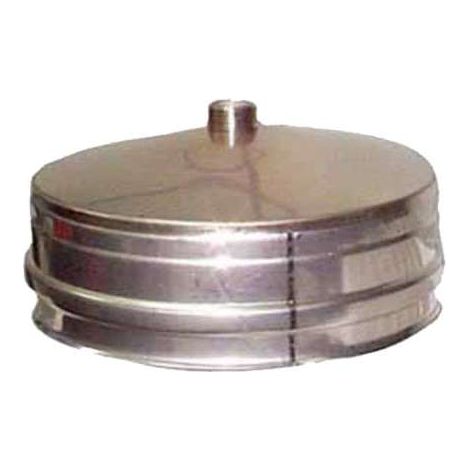 ALA Tappo scarico condensa inox 8 cm AISI 316L finitura lucida colore Argento (1/2)