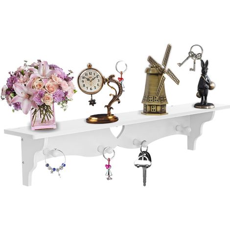 Youyijia Floating Shelves - 1Pc Heart Shaped Floating Wall Shelf for Bedroom, Living Room, Bathroom, Kitchen Storage & Decoration (1/5)