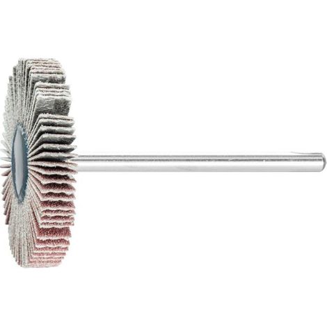 PFERD TOOLS Korund Fächerschleifer F Ø 30x5 mm Schaft-Ø 3 mm A240 für Feinschliff und Finish 10 Stk (1/5)