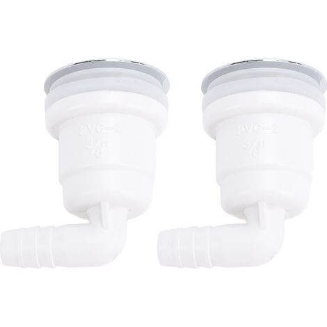Dünne PVC-Duschdüse, Whirlpooldüse, 35 mm dick, langlebig, für Schwimmbäder, 2er-Pack
